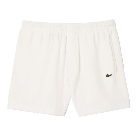 Lacoste Mens Paris Terrycloth Knitted Regular Shorts / Cream